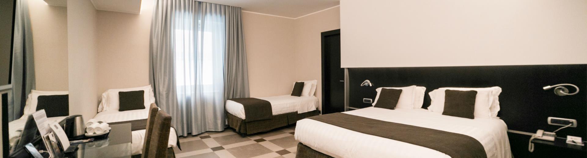 Family Superior Room-Best Western Hotel Universo Rome 4 stars